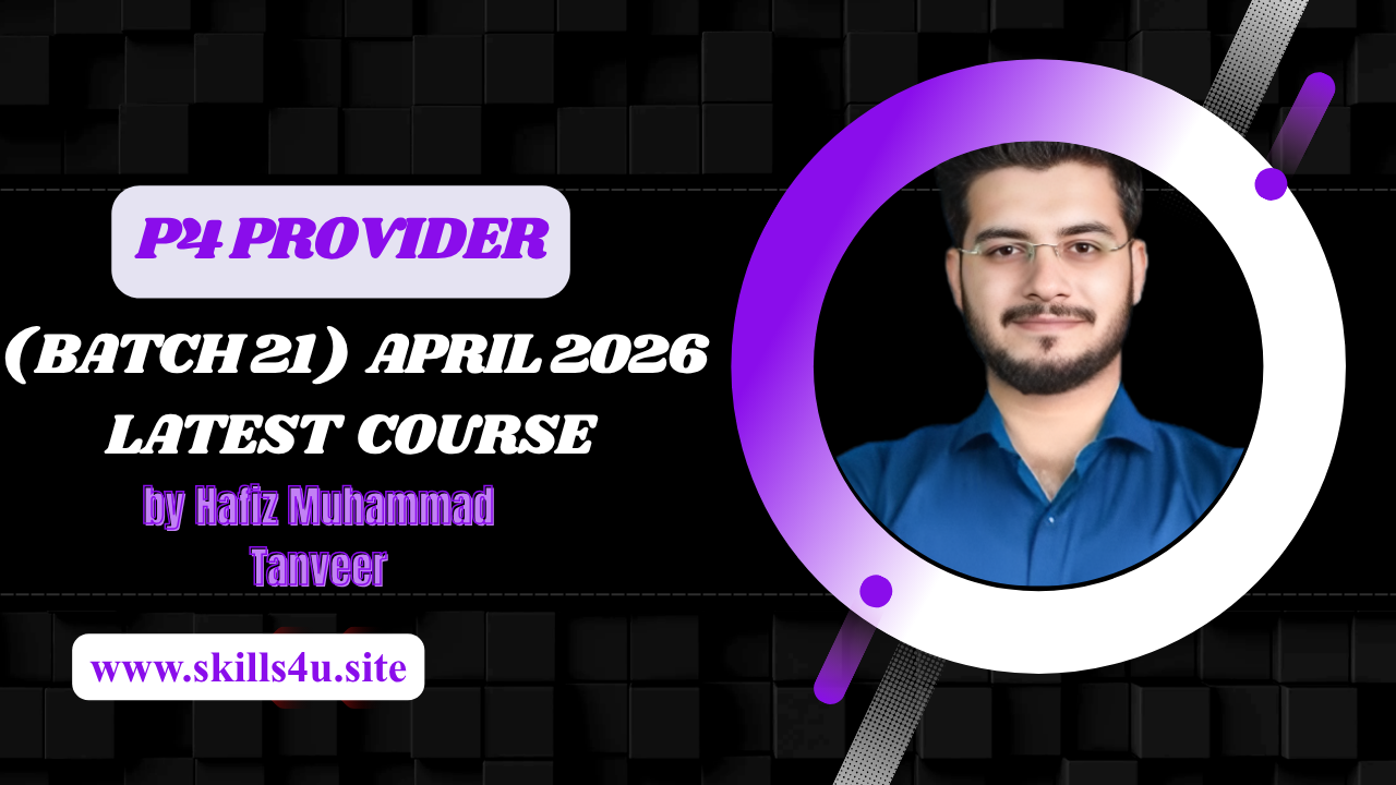 P4 Provider (Batch 21) April 2026 Course